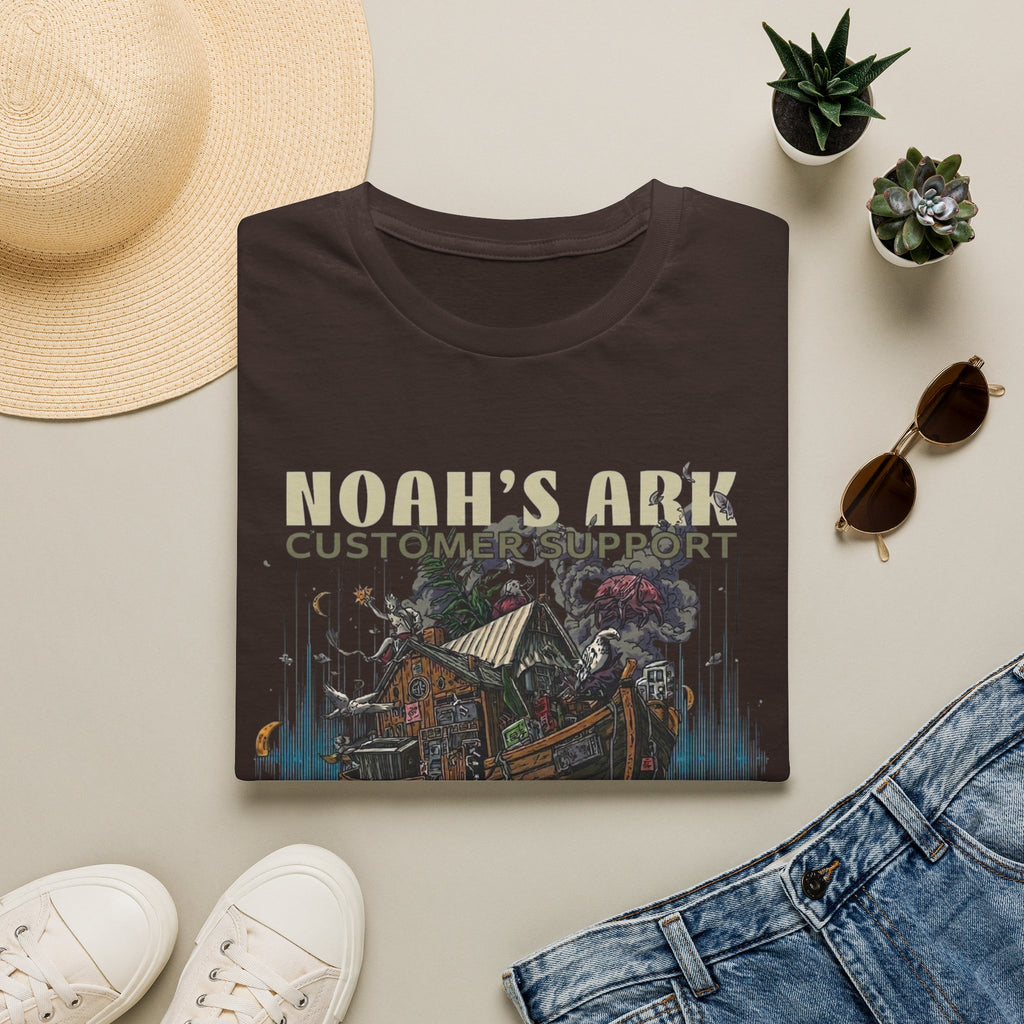 Noah's Ark Graphic T‑Shirt — Vintage Ark Illustration with Animals