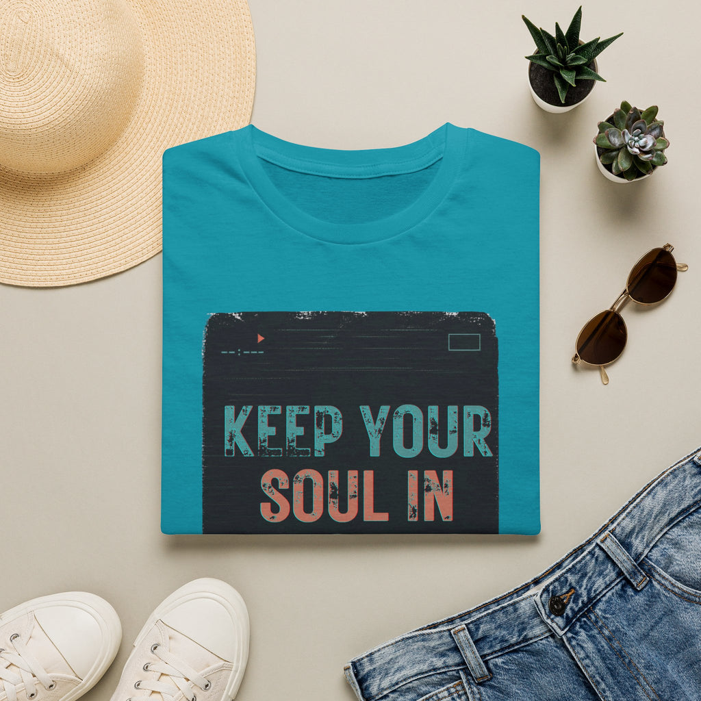Keep Your Soul In Tracking T-Shirt — Inspirational Vintage Graphic Tee