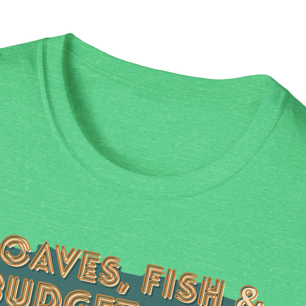 T‑Shirt — "Loaves, Fish & Budget Cuts: Miracles Don’t Cover Inflation"