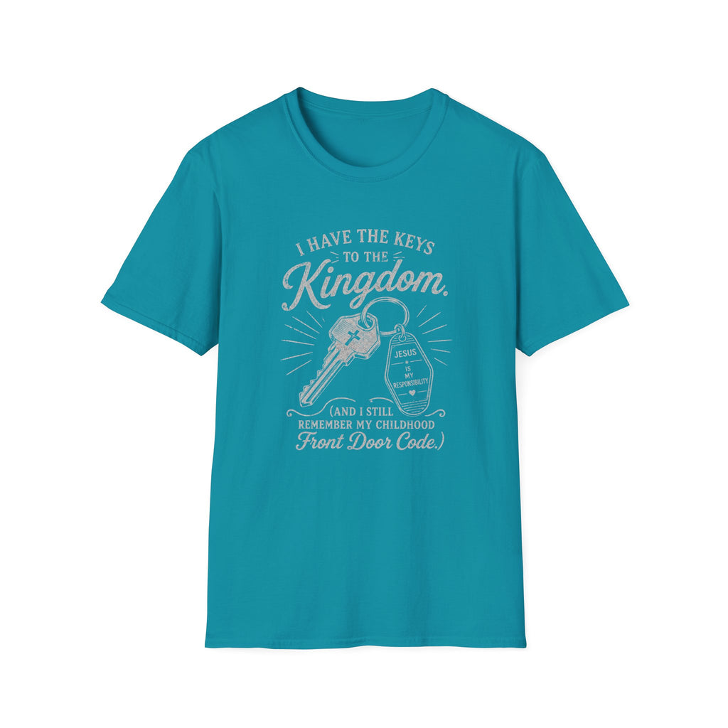 Kingdom Keys T-Shirt — "I Have the Keys to the Kingdom" Church Faith Tee