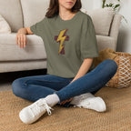Vintage Lightning Bolt T-Shirt — Retro Distressed Yellow Bolt Tee