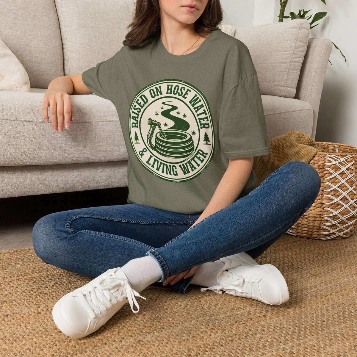 Raised on Hose Water T-Shirt — Rustic Country Farm Life Tee