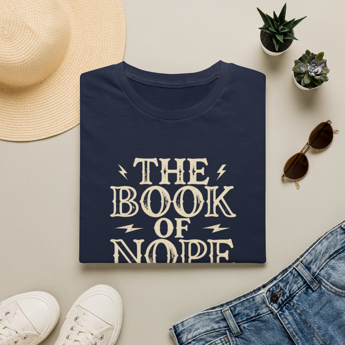 T‑Shirt — "The Book of Nope" Graphic Tee