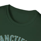 Sanctified & Slightly Spicy T-Shirt — Christian Faith with Fun Attitude