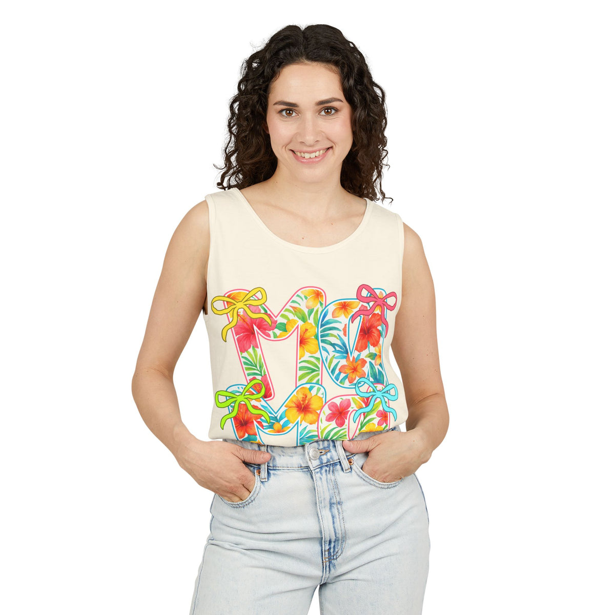 Hawaii Floral 'Mama' Tank Top — Tropical Vacation Beachwear