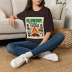 Fellowship Flannel & Fatigue T‑Shirt — Campfire Christian Retreat Tee