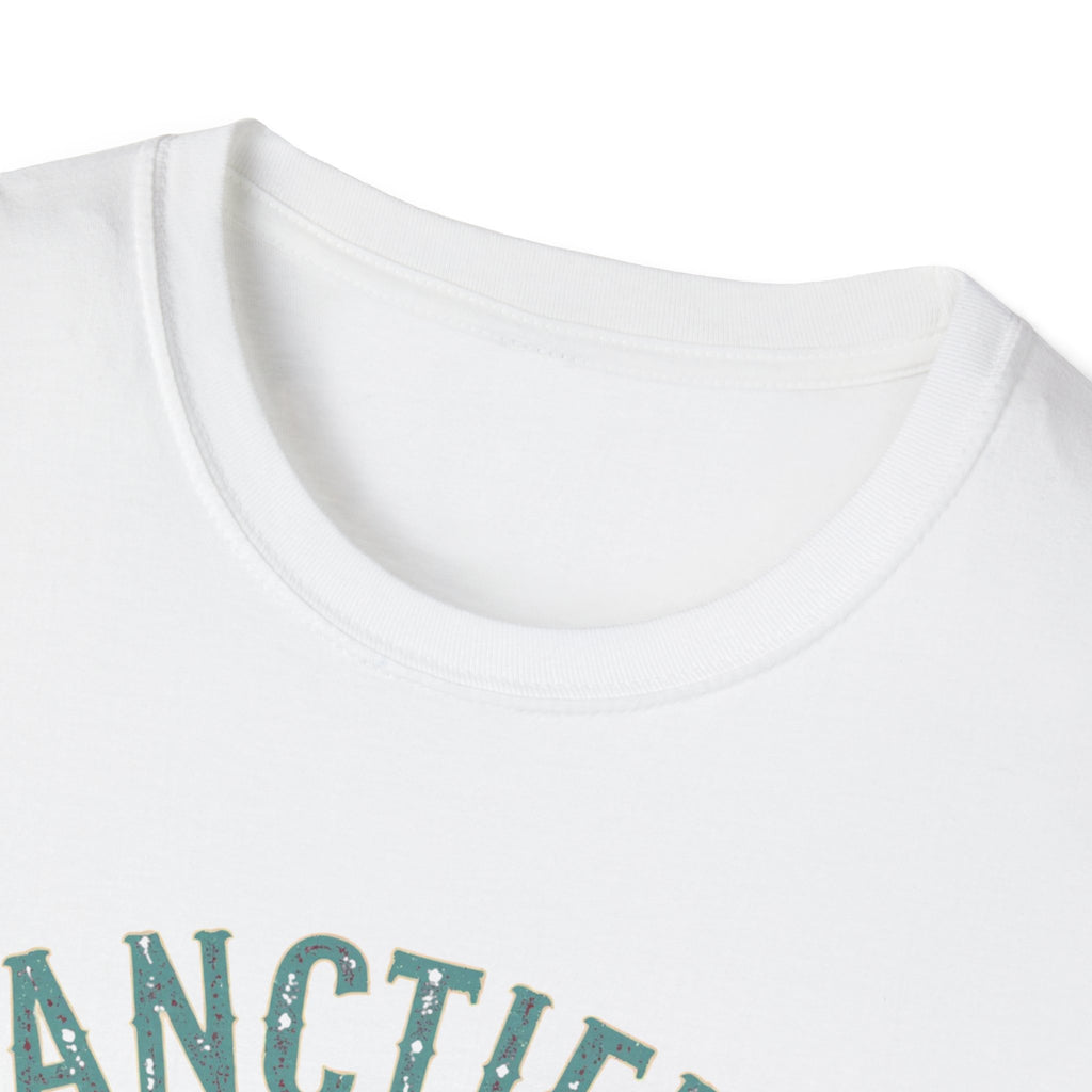Sanctified & Slightly Spicy T-Shirt — Christian Faith with Fun Attitude