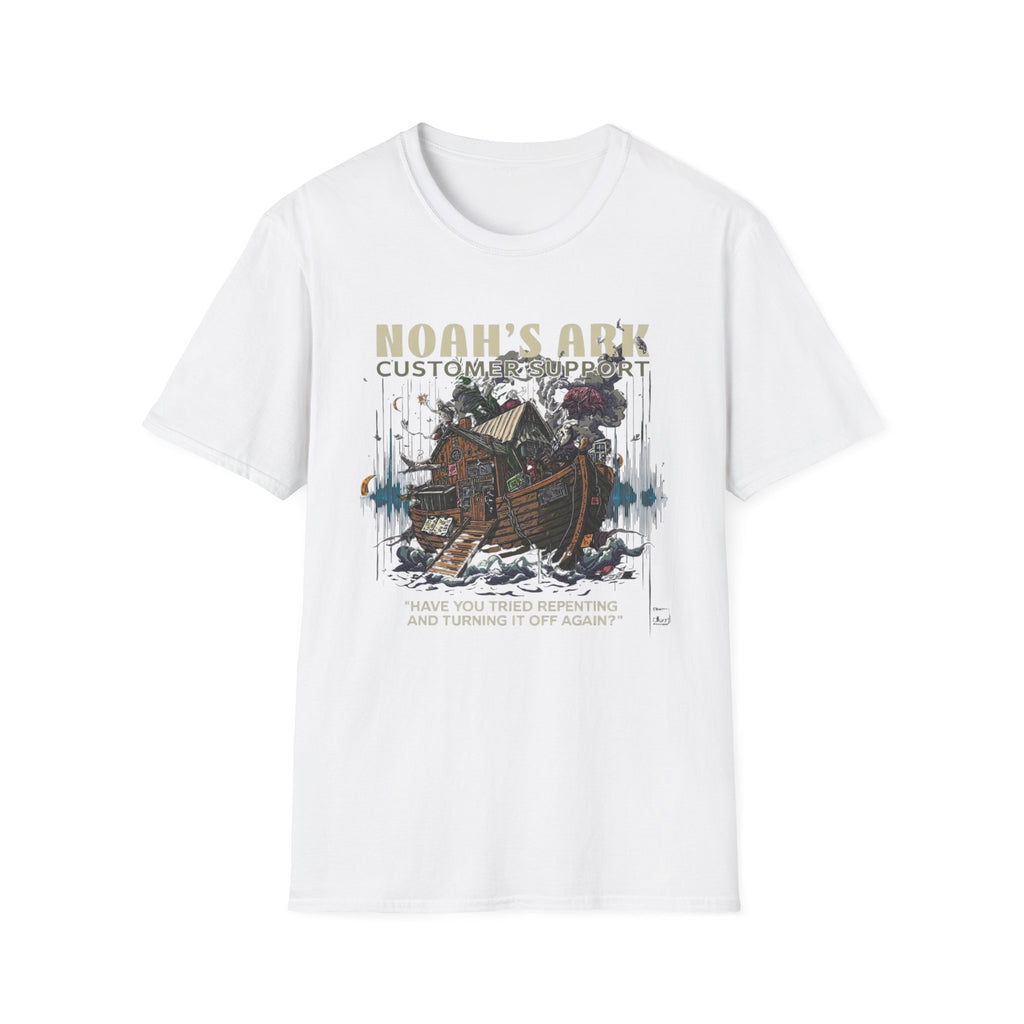 Noah's Ark Graphic T‑Shirt — Vintage Ark Illustration with Animals