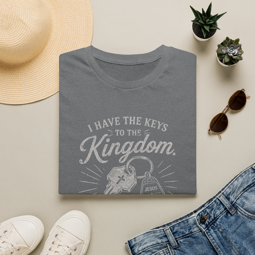 Kingdom Keys T-Shirt — "I Have the Keys to the Kingdom" Church Faith Tee
