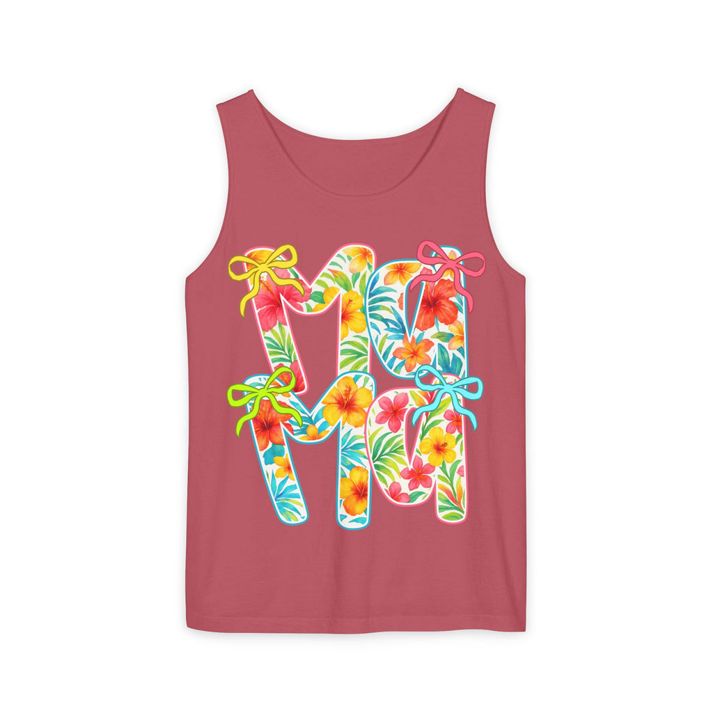 Hawaii Floral 'Mama' Tank Top — Tropical Vacation Beachwear