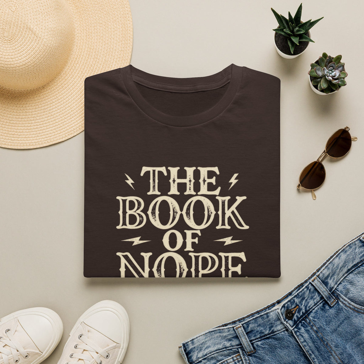 T‑Shirt — "The Book of Nope" Graphic Tee