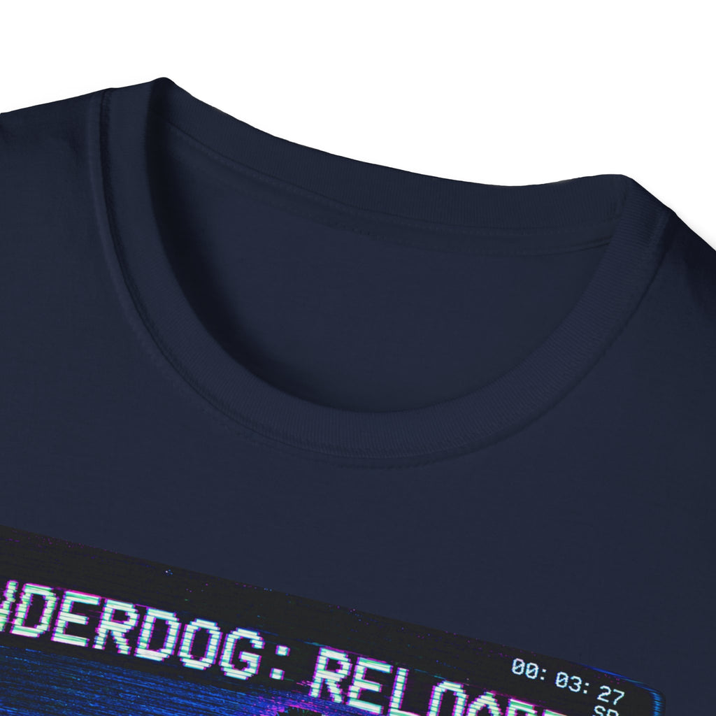 David vs Goliath Retro T-Shirt — "Underdog: Reloaded" Neon Graphic Tee
