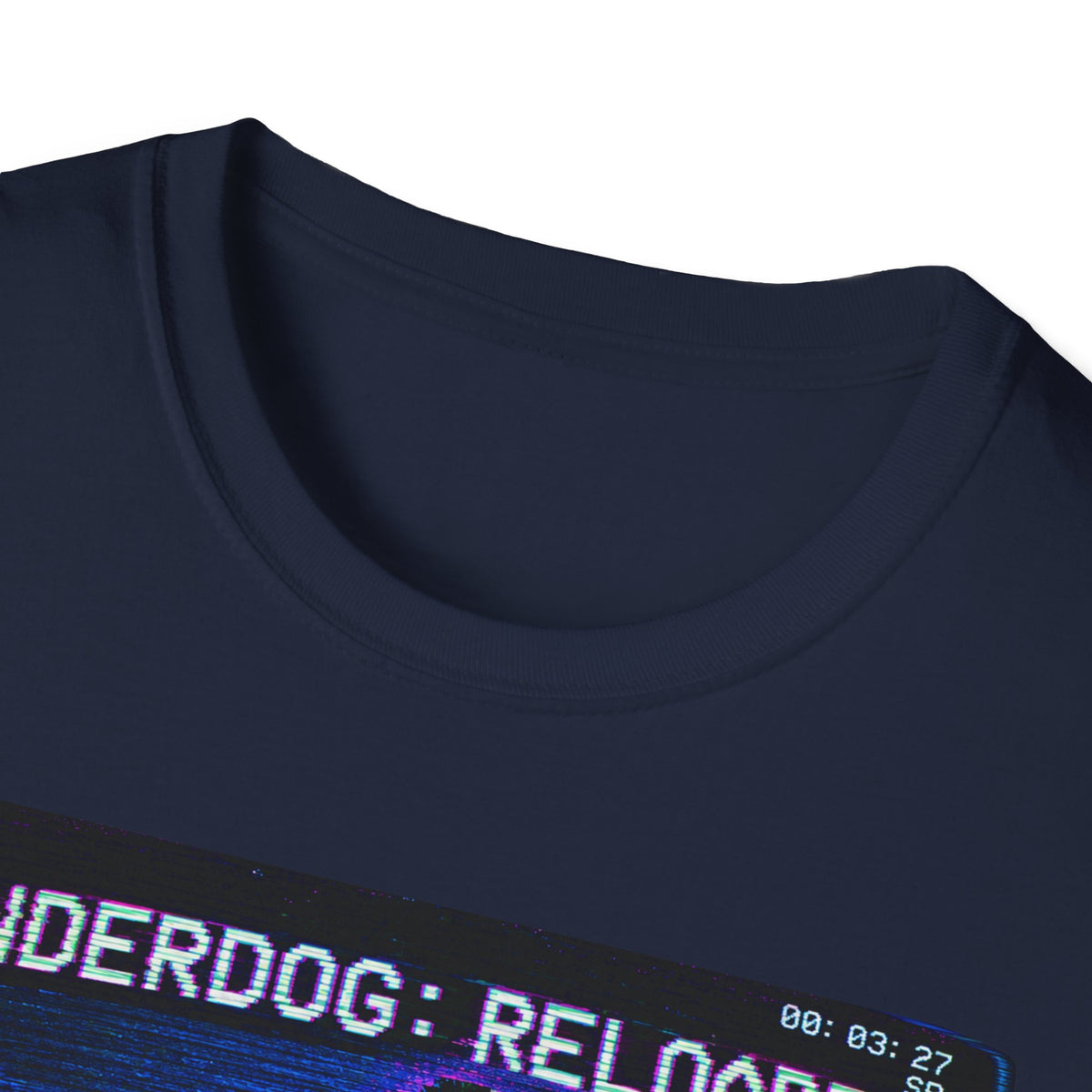 David vs Goliath Retro T-Shirt — "Underdog: Reloaded" Neon Graphic Tee