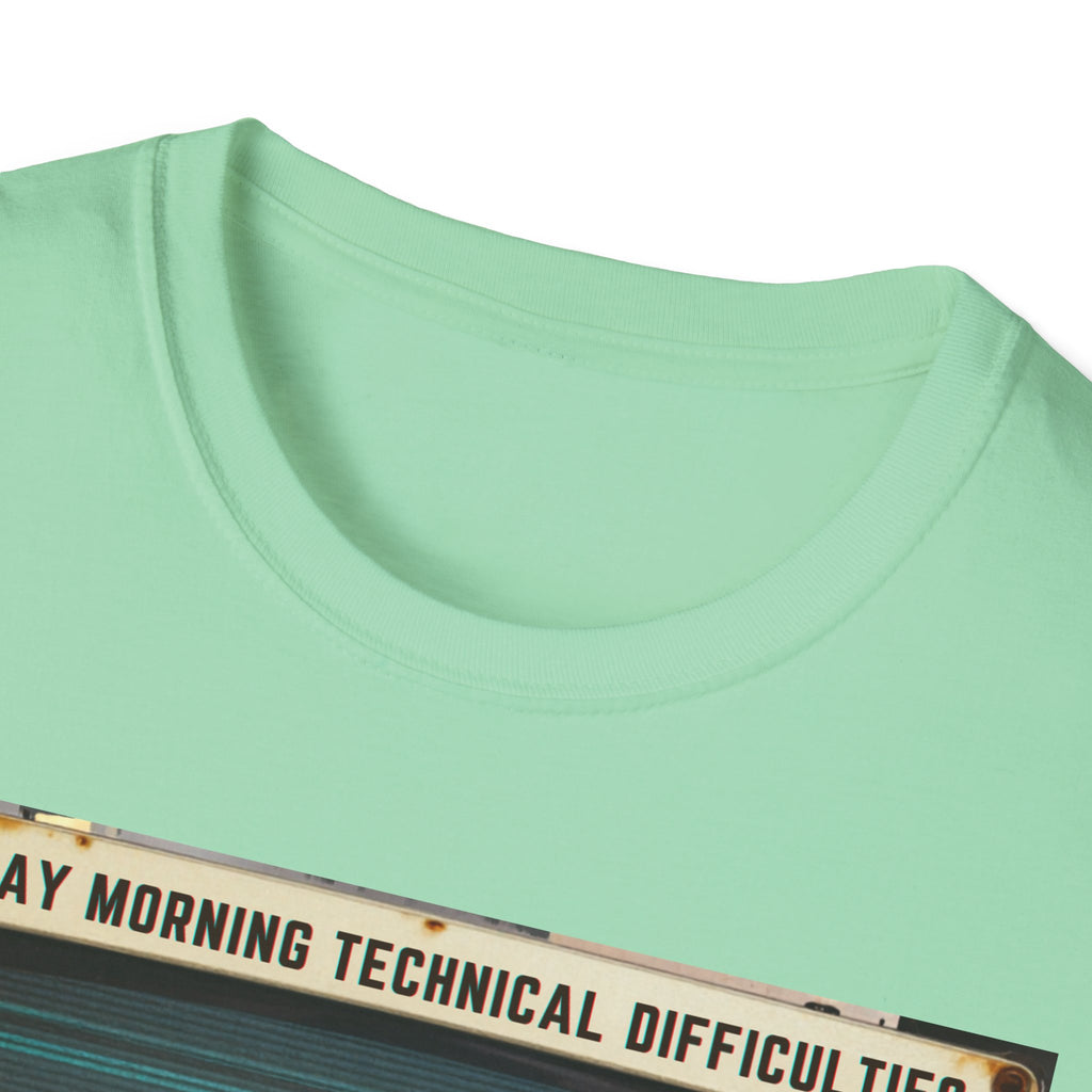 T-Shirt - "Sunday Morning Technical Difficulties" Vintage VHS Graphic
