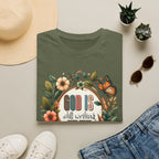 Inspirational T-Shirt — "God Is Still Writing Your Story" Floral Faith Tee