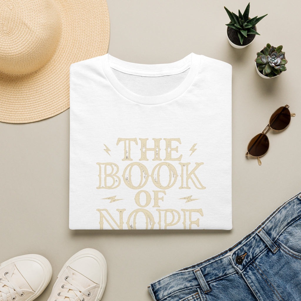 T‑Shirt — "The Book of Nope" Graphic Tee