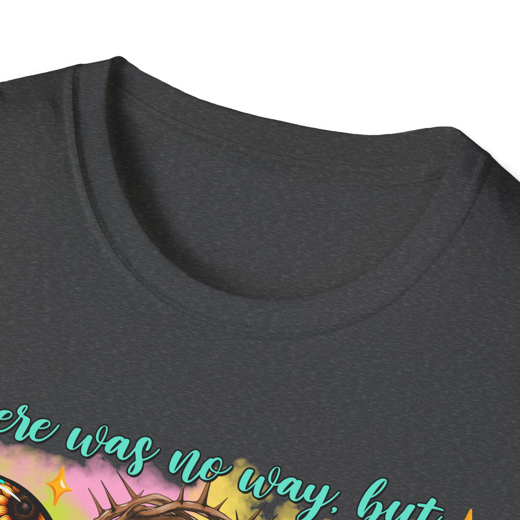 Floral 'God Made a Way' Christian Graphic T-Shirt