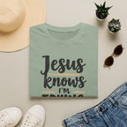 Jesus Knows I’m Trying Christian T-Shirt