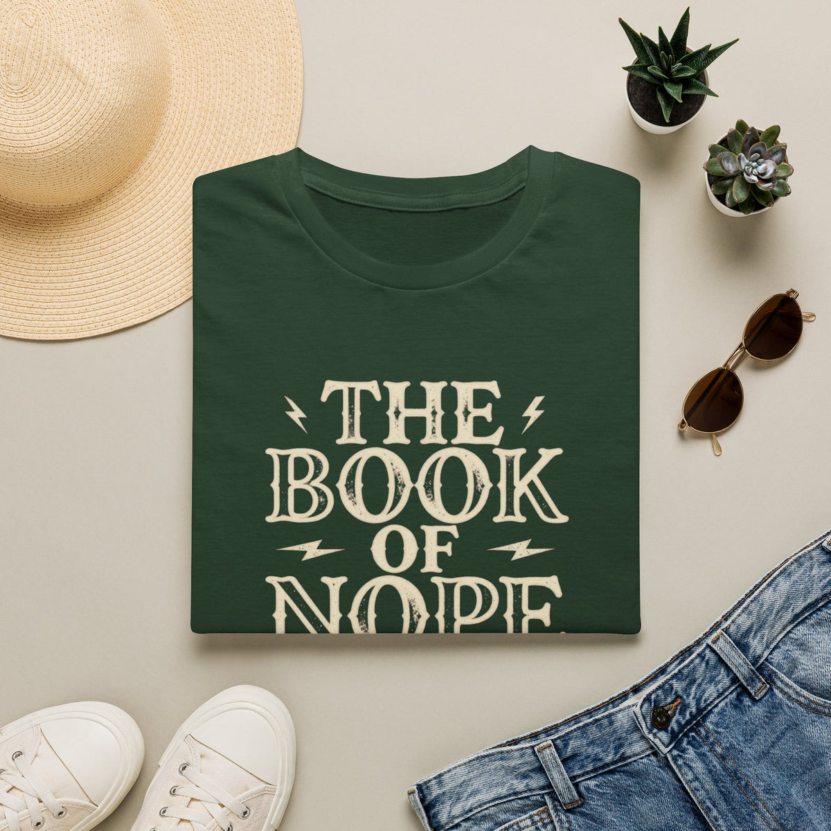 T‑Shirt — "The Book of Nope" Graphic Tee
