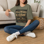 Fellowship of the Flannel T-Shirt — Vintage Outdoor Camping Tee