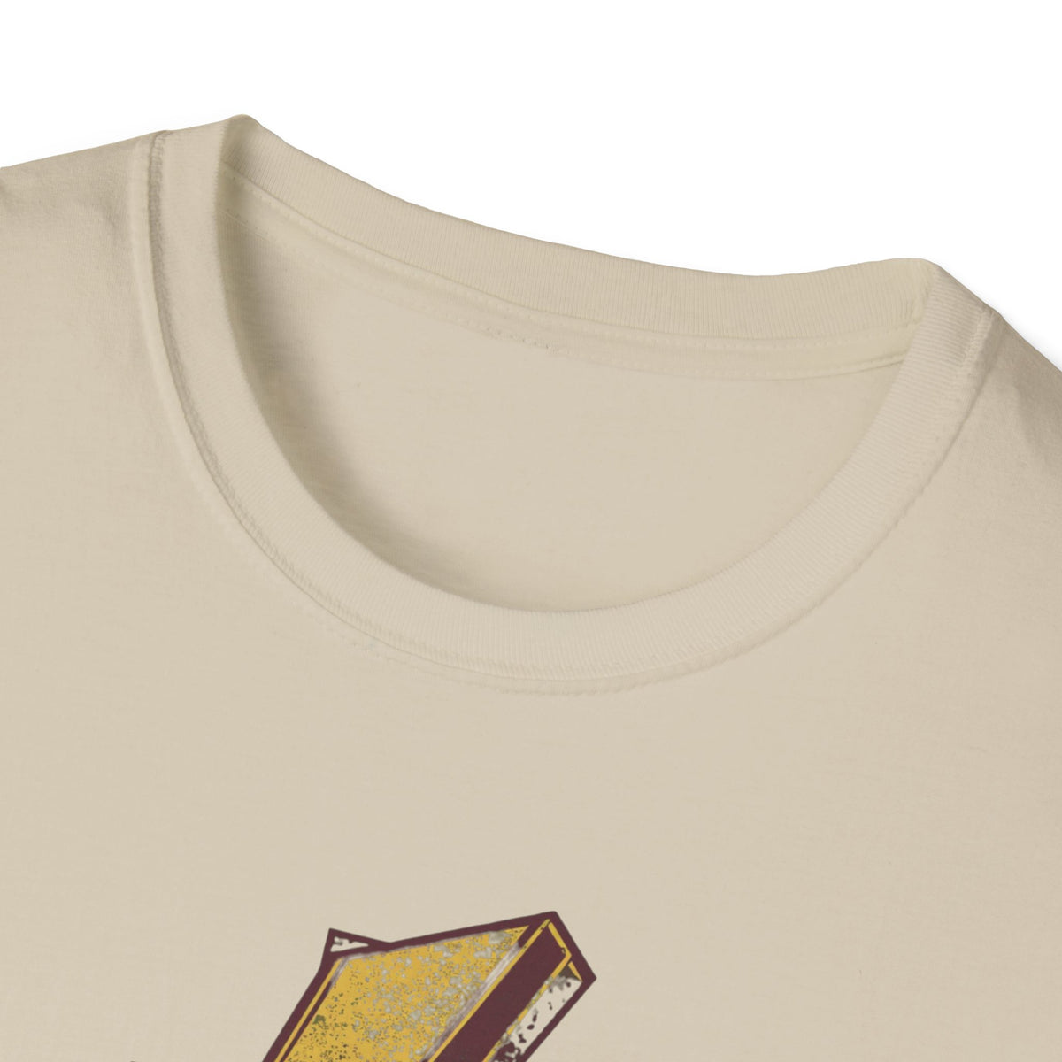 Vintage Lightning Bolt T-Shirt — Retro Distressed Yellow Bolt Tee