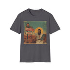 Desert Motel Graphic T‑Shirt — Vintage Roadside Jesus Art Tee