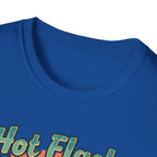 Hot Flash Summer Tour Retro Beach T-Shirt — Funny Menopause Graphic Tee