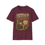 Blessed Are the Introverts T-Shirt — Cozy Vintage Introvert Tee