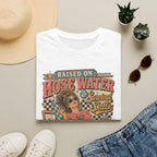 Raised on Hose Water Retro Graphic T-Shirt — Vintage Barber/Salon Vibes