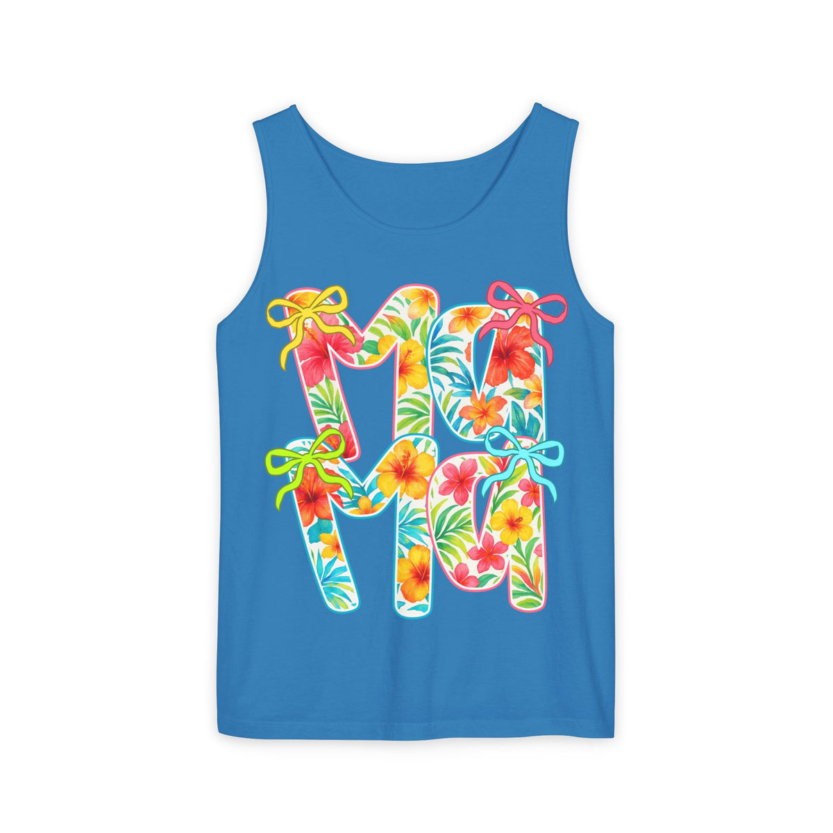Hawaii Floral 'Mama' Tank Top — Tropical Vacation Beachwear