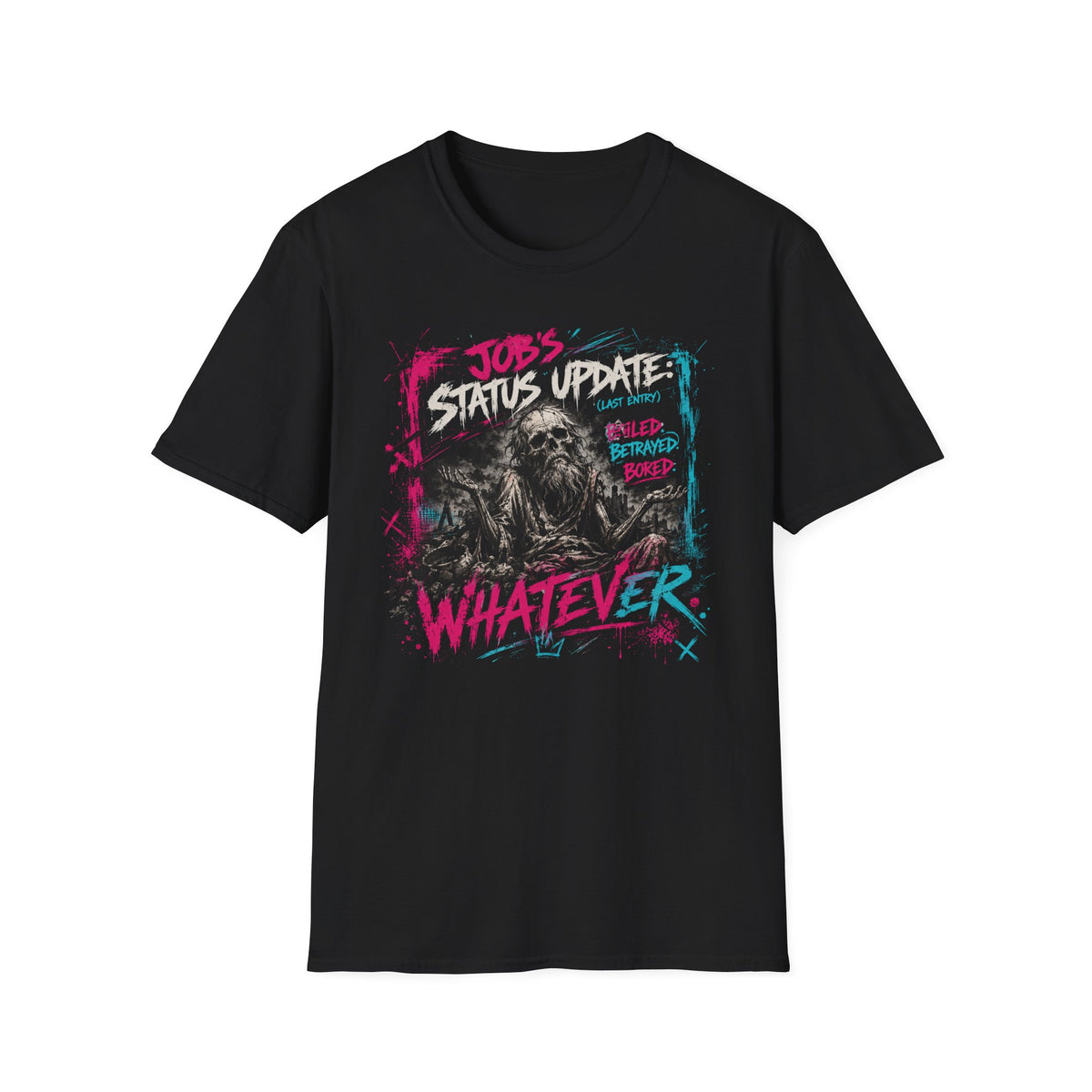 Whatever Status Update T-Shirt – Funny Sarcastic Graphic Tee