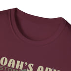 Noah's Ark Graphic T‑Shirt — Vintage Ark Illustration with Animals