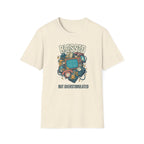 Blessed But Overstimulated T-Shirt — Retro Cozy Graphic Tee for Busy Moms & Millennials