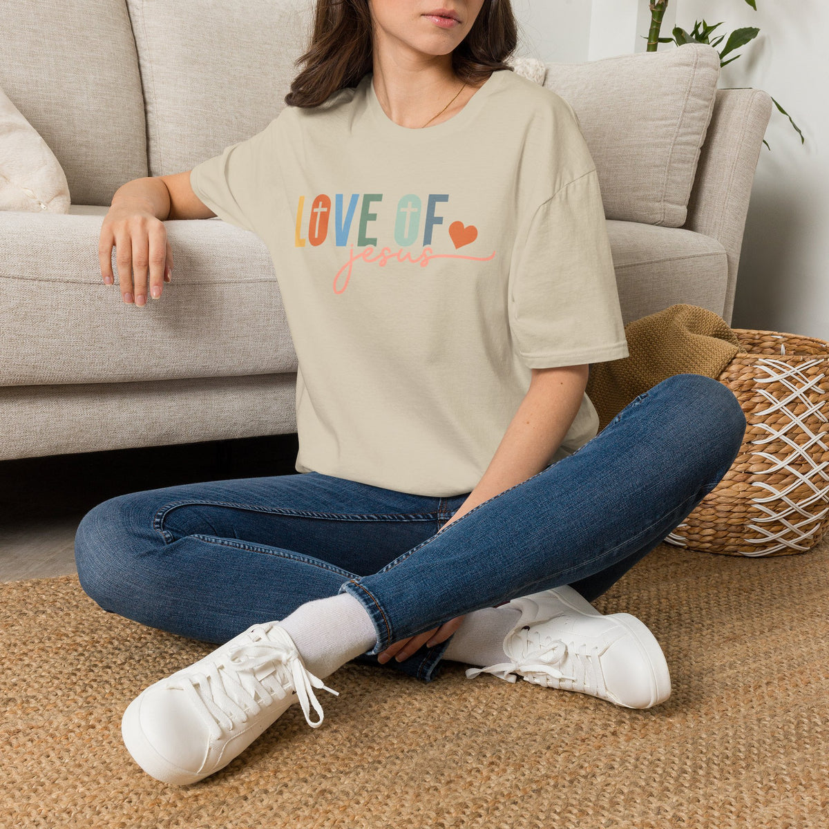 Love of Jesus T-Shirt — Pastel Christian Faith Tee