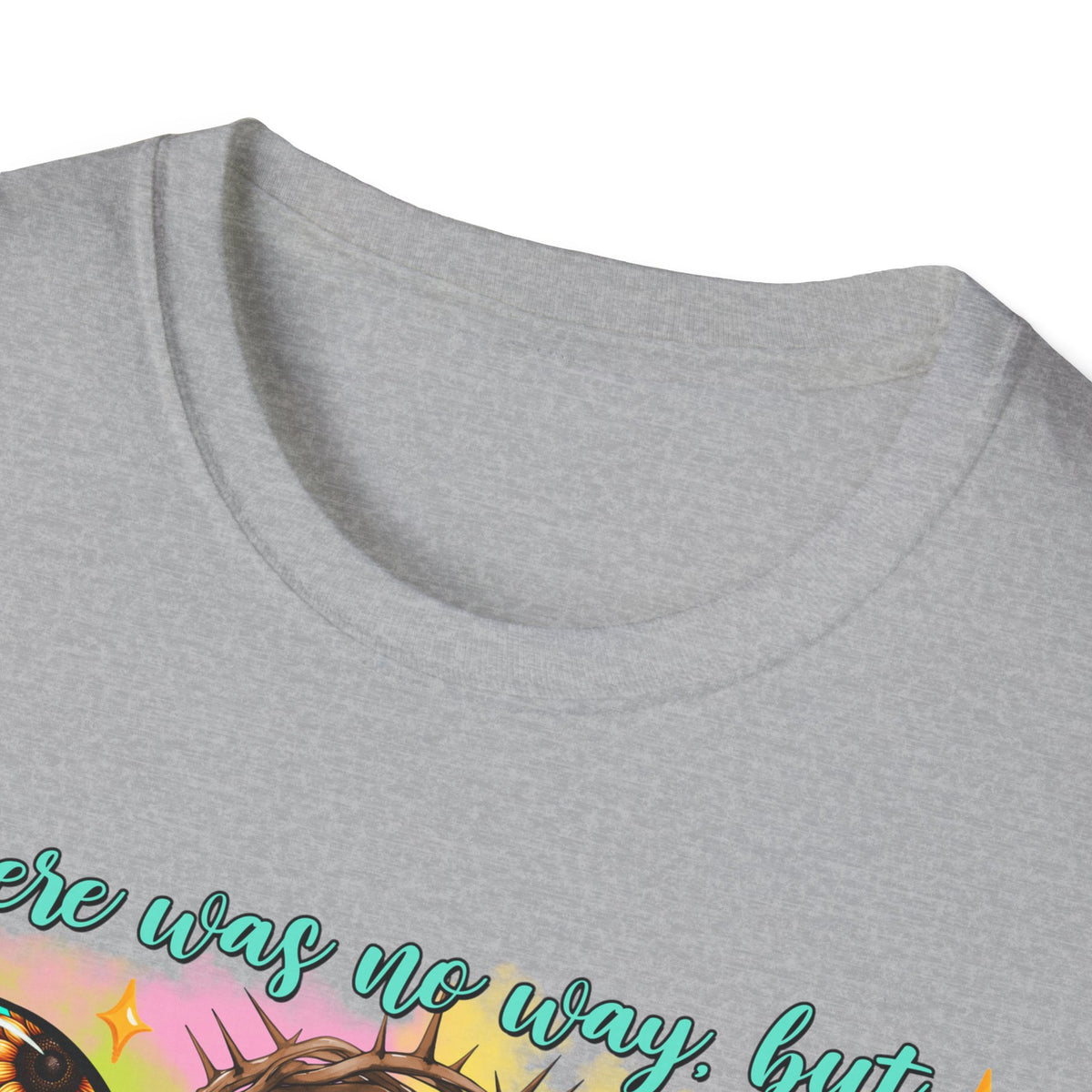 Floral 'God Made a Way' Christian Graphic T-Shirt