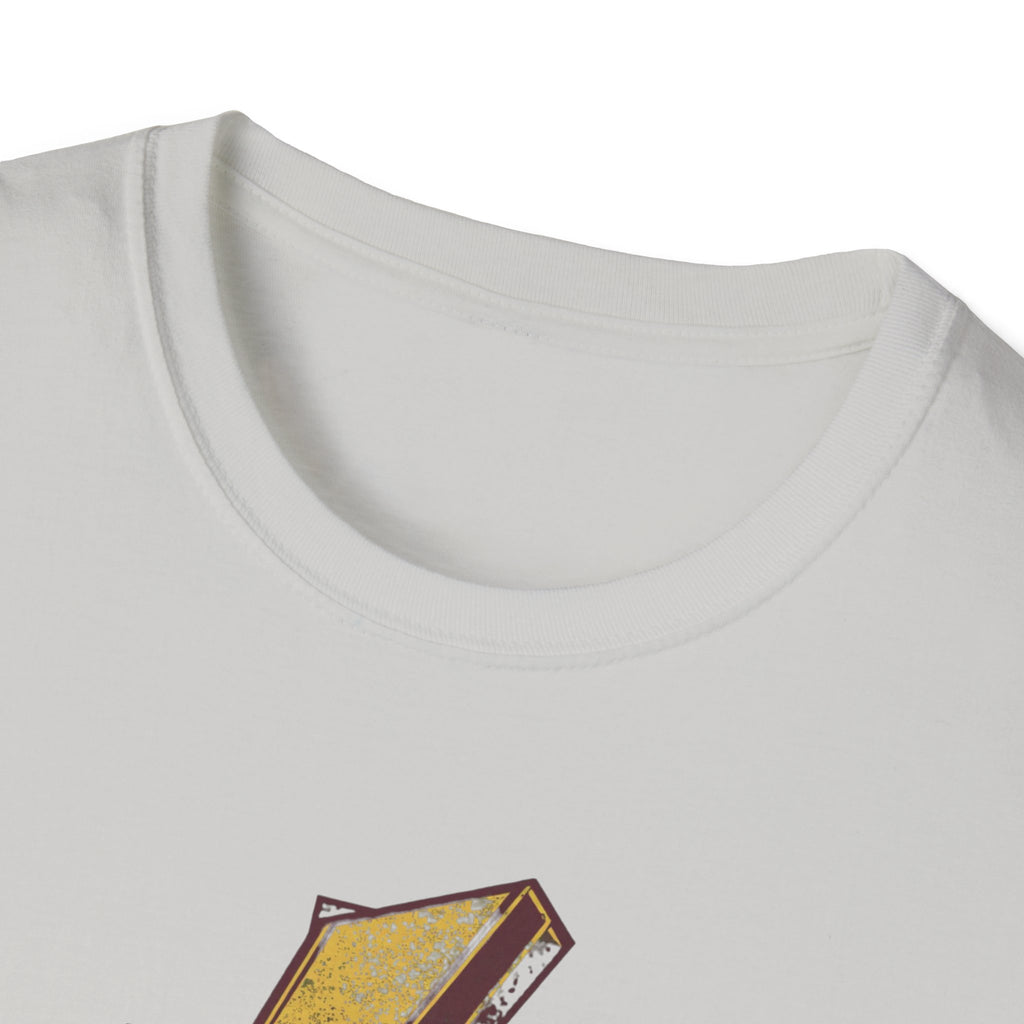 Vintage Lightning Bolt T-Shirt — Retro Distressed Yellow Bolt Tee
