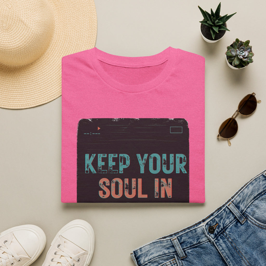 Keep Your Soul In Tracking T-Shirt — Inspirational Vintage Graphic Tee