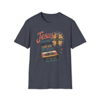 Jesus Is The Only One Who Can Fix My Mess T-Shirt — Christian Vintage Cassette Graphic Tee