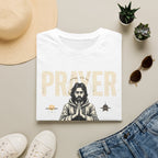 Prayer Warrior T-Shirt — Meditative Jesus Graphic Tee
