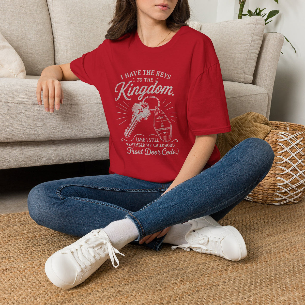 Kingdom Keys T-Shirt — "I Have the Keys to the Kingdom" Church Faith Tee