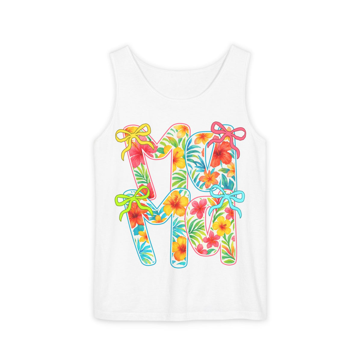 Hawaii Floral 'Mama' Tank Top — Tropical Vacation Beachwear