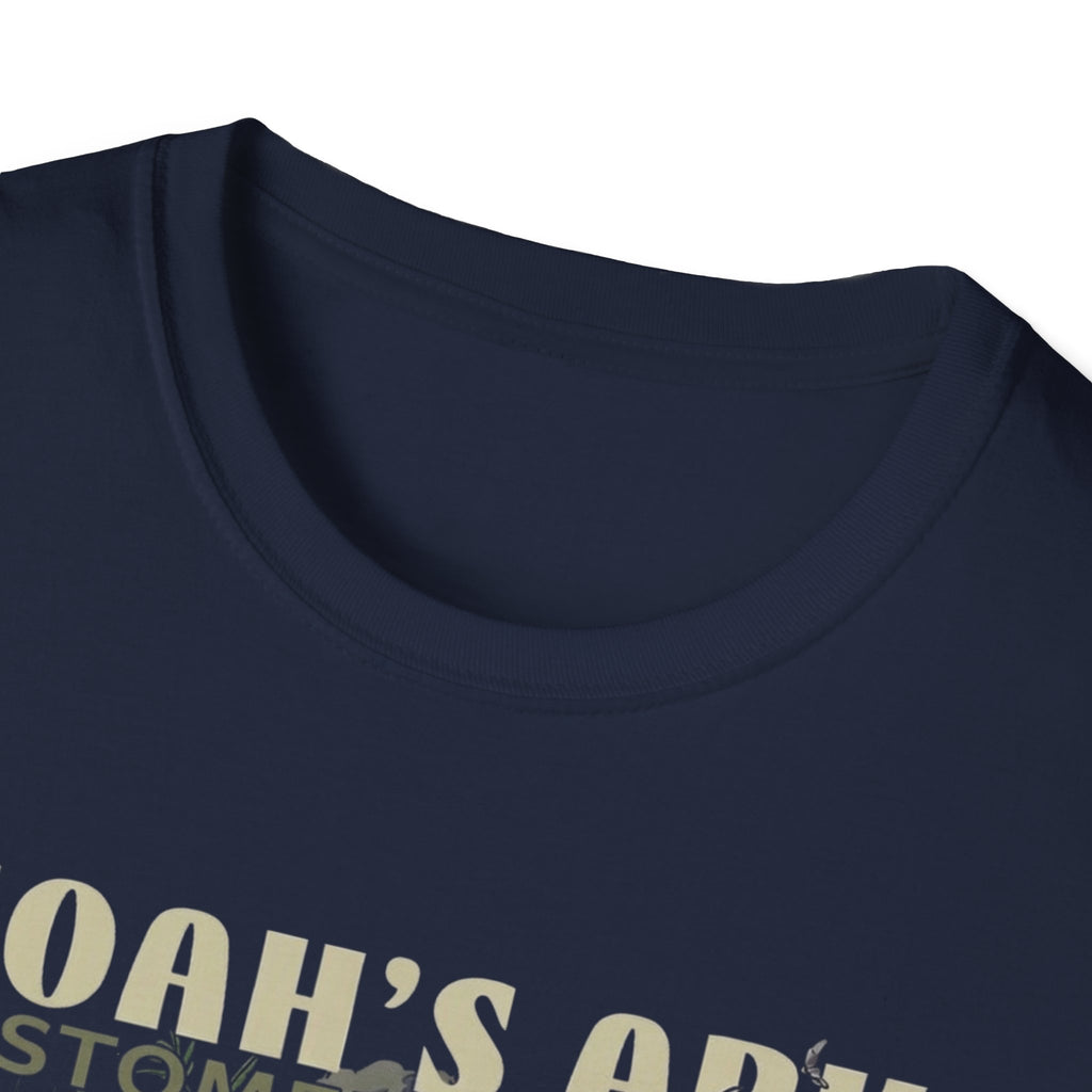 Noah's Ark Graphic T‑Shirt — Vintage Ark Illustration with Animals
