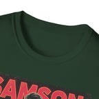 Samson Strength T-Shirt – "Strength Issues Detected" Retro Gym Tee