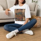 Raised Right Still Tired T-Shirt — Vintage Faith & Humor Christian Tee