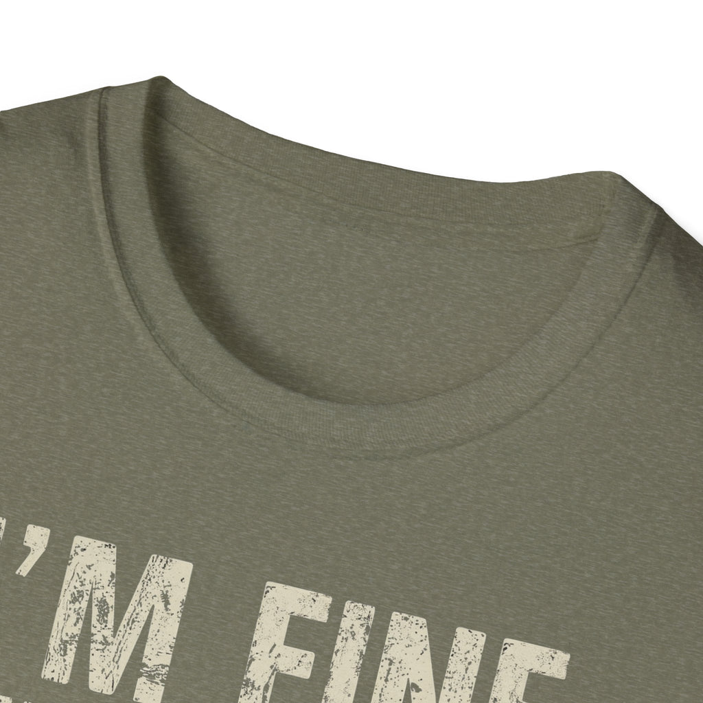 Blessed Face T-Shirt — "I'm Fine. This Is My Blessed Face." Graphic Tee