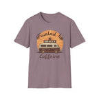 Fueled by Grace & Caffeine Van T-Shirt — Retro Coffee Roadtrip Tee