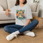 Hot Flash Summer Tour Retro Beach T-Shirt — Funny Menopause Graphic Tee