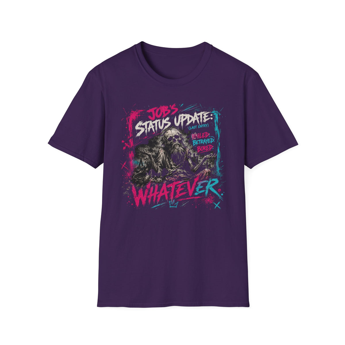 Whatever Status Update T-Shirt – Funny Sarcastic Graphic Tee