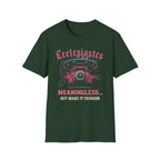 Ecclesiastes Retro Phone T-Shirt — "Meaningless... But Make It Fashion" Graphic Tee