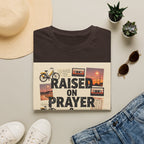Raised on Prayer T-Shirt — Vintage Faith & Nostalgia Tee